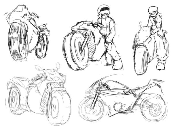 Estudos de moto